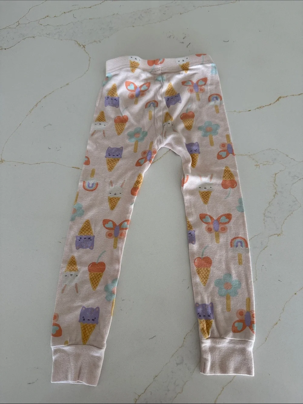 Old Navy Light Pink Ice Cream & Animal Print Pajama Set - Picture 5 of 5